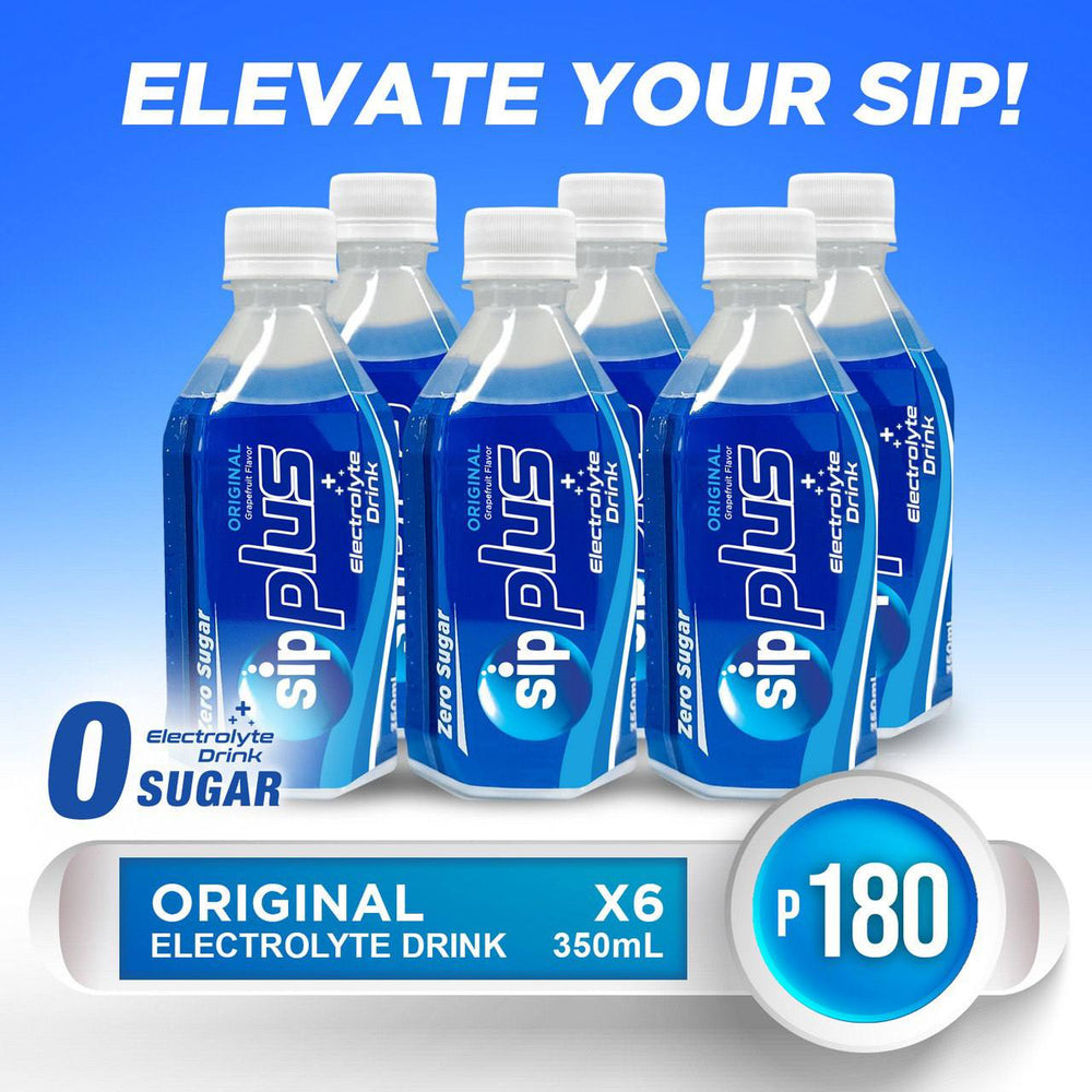 Sip Plus Electrolyte Drink- Original Flavor (350mlx6)