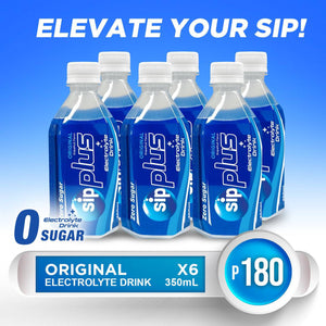 Sip Plus Electrolyte Drink- Original Flavor (350mlx6)