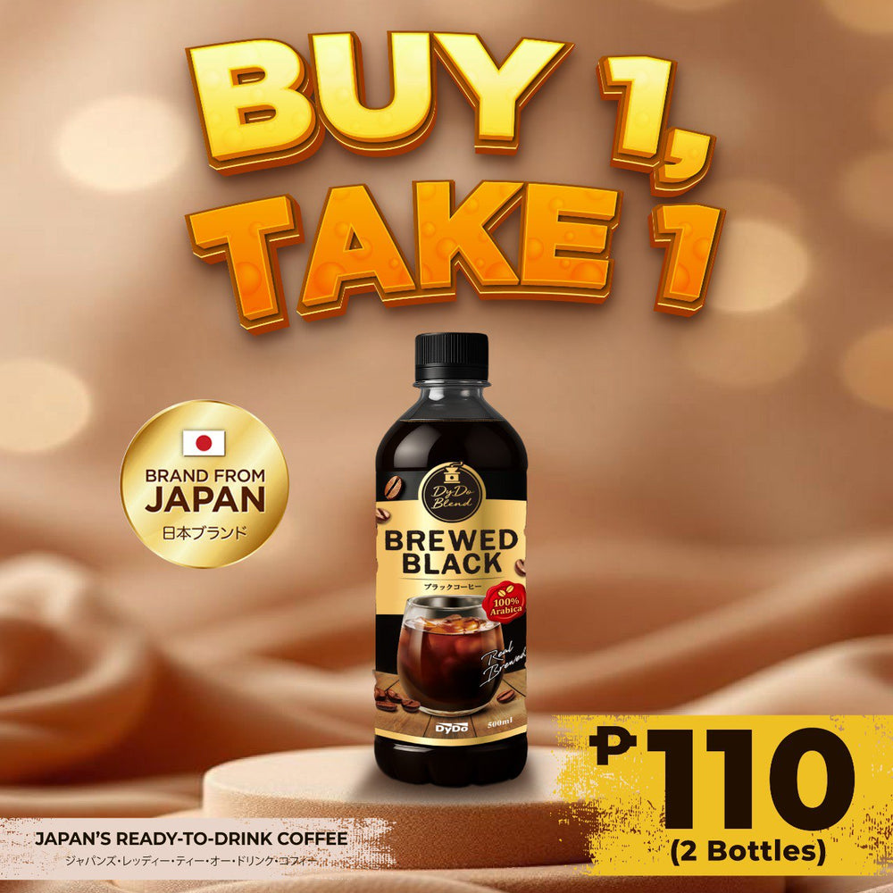(BUY ONE TAKE ONE) Dydo Blend Brewed Coffee - Black 500m x1