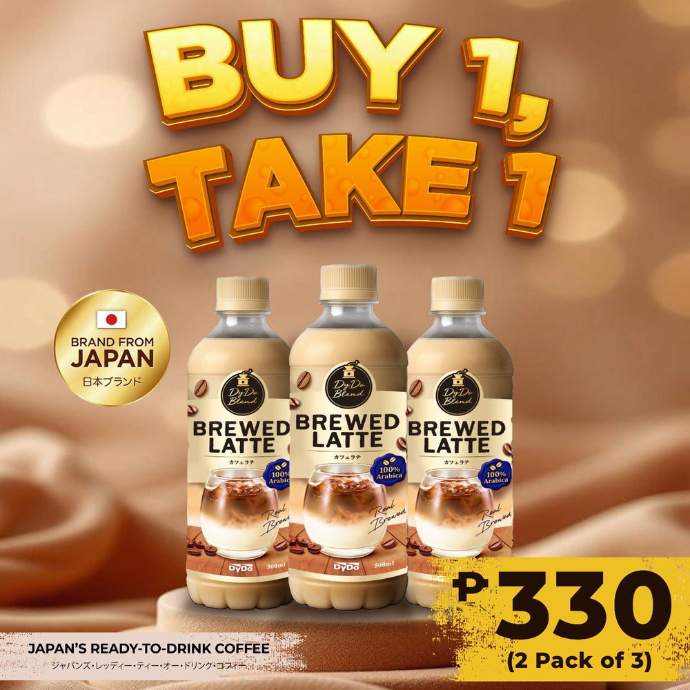 (BUY ONE TAKE ONE) Dydo Blend Brewed Coffee - Latte 500ml x3