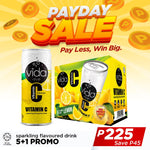 Order Now: VIDA C Vitamin C Sparkling Drinks - (Box of 6)