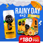 Vida C Orange Vitamin C Sparkling Drink (Pack of 6)