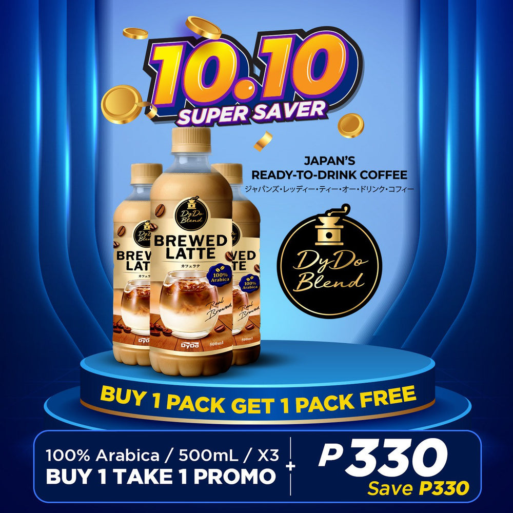 Dydo Blend Brewed Coffee - Latte 500ml x3