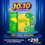 Nutrifizz Prebiotic Soda - Lemon Lime 330mlx6