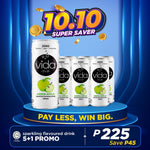 Vida Zero Green Apple Sparkling Drink (Pack of 6)