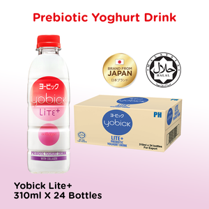 Yobick Prebiotic Yoghurt Drink- Lite+ with Collagen (Box of 24)