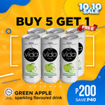 Vida Zero Green Apple Sparkling Drink (Pack of 6)