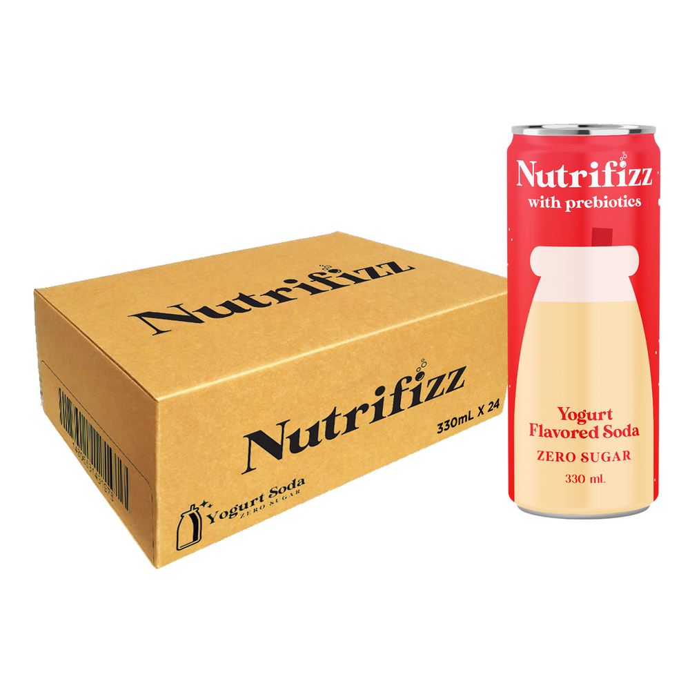 Nutrifizz Prebiotic Soda - Yogurt Soda Flavour 330 ml x24