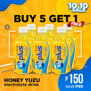 Sip Plus Electrolyte Drink- Honey Yuzu Flavor (350mlx6)