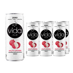 Vida Zero- Salty Lychee Sparkling Drink (325ml x 6)