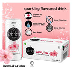 Order Now: Vida Zero- Sakura Sparkling Drink (325ml x 24)