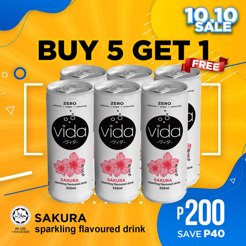 Order now: Vida Zero Sakura (325ml x 6)