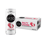 Order Now: Vida Zero- Salty Lychee Sparkling Drink (325ml x 24)
