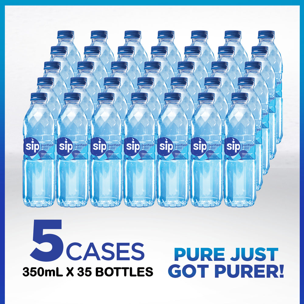 
                
                    Load image into Gallery viewer, Order Now: SIP PURIFIED WATER - 5 Cases 350ml
                
            