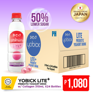 Yobick Prebiotic Yoghurt Drink- Lite+ with Collagen (Box of 24)
