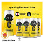 Order Now: VIDA C Vitamin C Sparkling Drinks - (Box of 6)