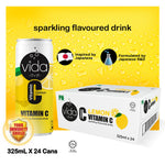 Order Now: VIDA C Vitamin C Sparkling Drinks (Box of 24)