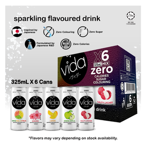 Order Now: Vida Zero x 6 (Assorted Flavours)