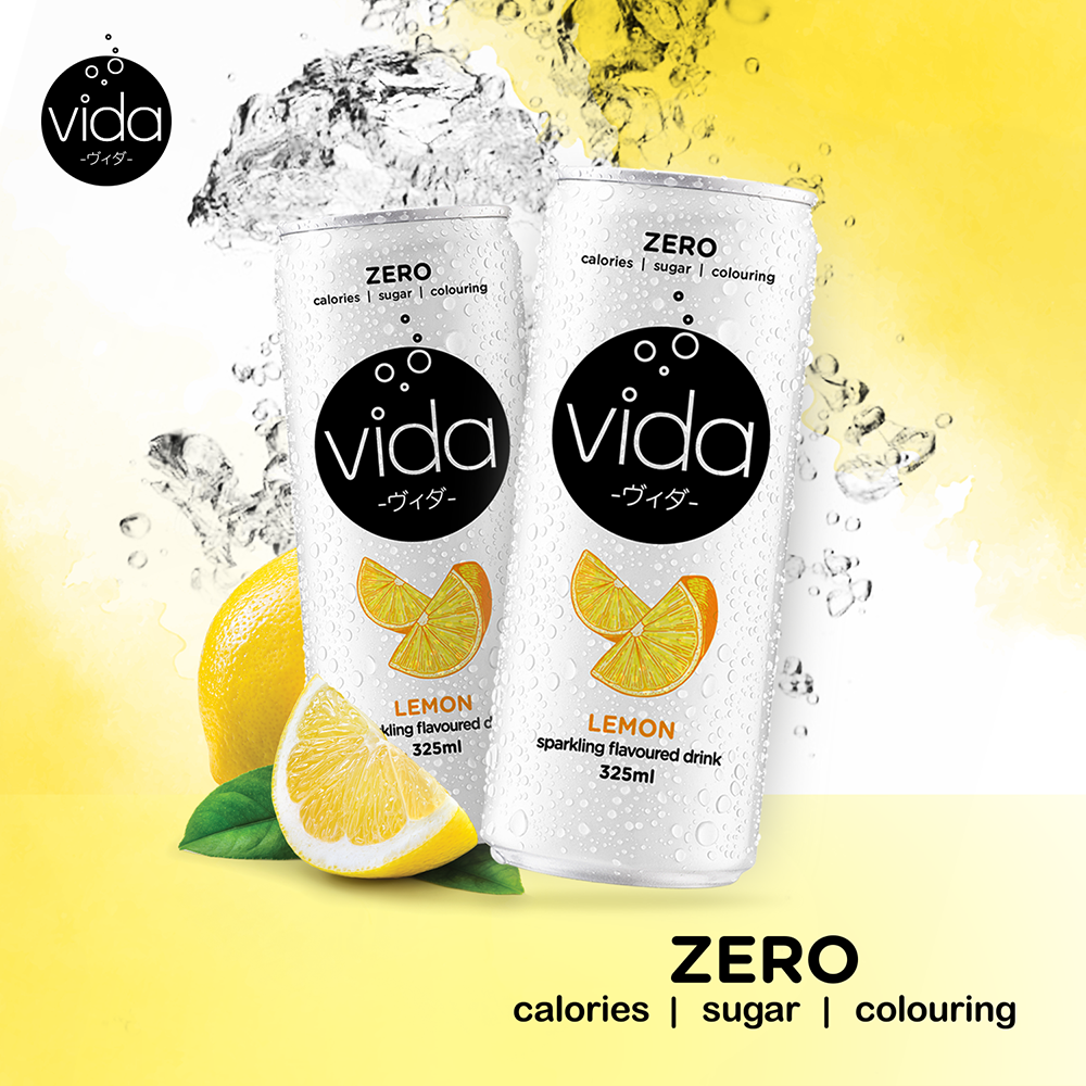Order Now: Vida Zero x 6 (2cans Salty Lychee, 2cans Original Citrus, 2cans Lemon)