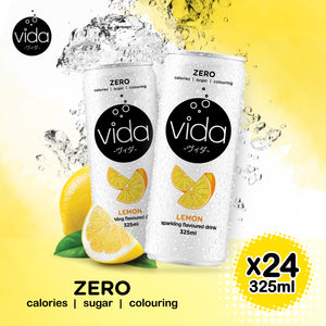 
                
                    Load image into Gallery viewer, Order Now: Vida Zero- Lemon Sparkling Dink (325ml x 24)
                
            